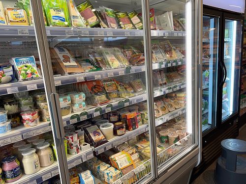 milky stuff at Biomarkt Naturata Bio im Bahnhof in Halle