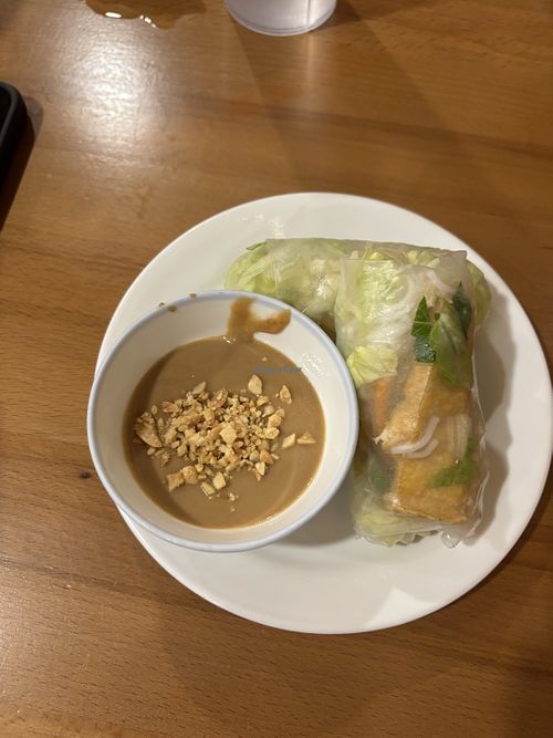 Summer rolls with tofu. Pretty decent but nothing special .  at Red Envelope in Bath