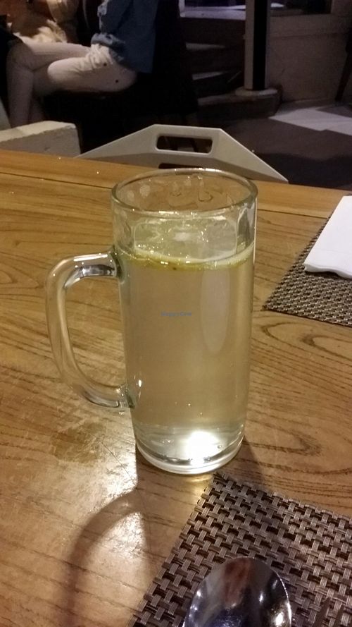 Fresh lemon juice at Jing Fun Vegetarian in Beijing