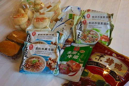 Food haul! at Beijing Zheng Long Zhai in Beijing