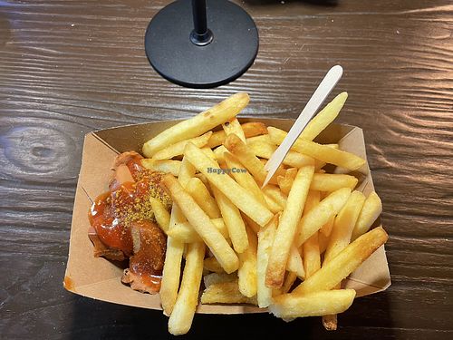Curry sausage and fries  at Curry Concept in Lahnstein