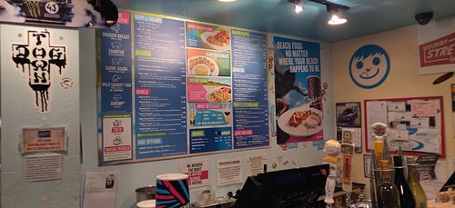 Menu at Wahoo's in Marina Del Rey