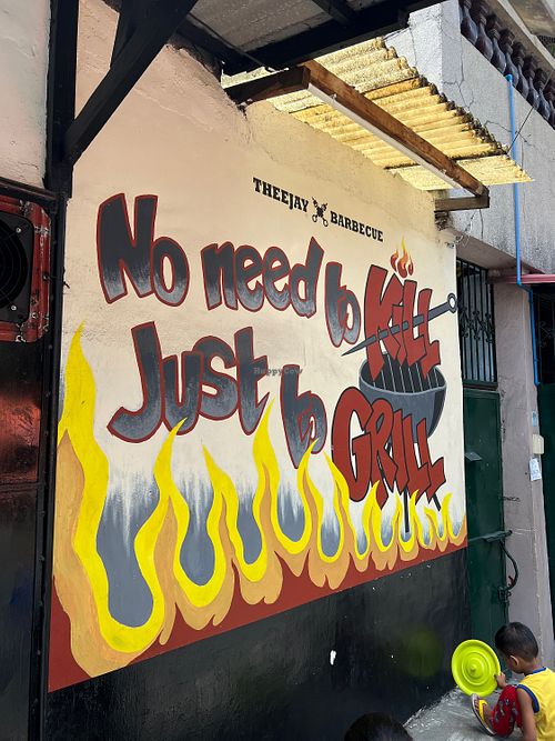   at Theejay Barbecue in Manila