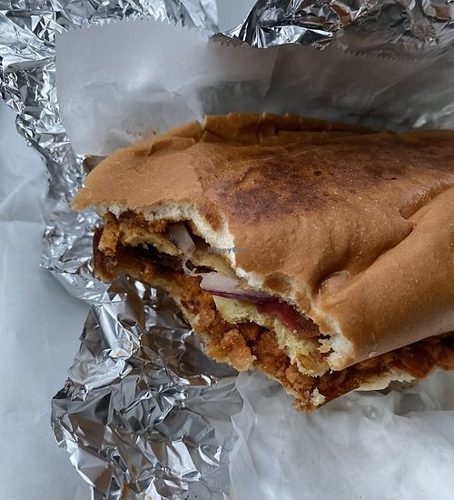 Torta Cubana Vegana, no mayo, no eggs   at Indio 2 in Chicago