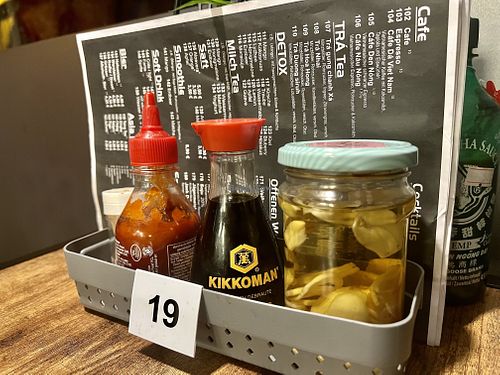 table  at Vegan 1983 in Erfurt