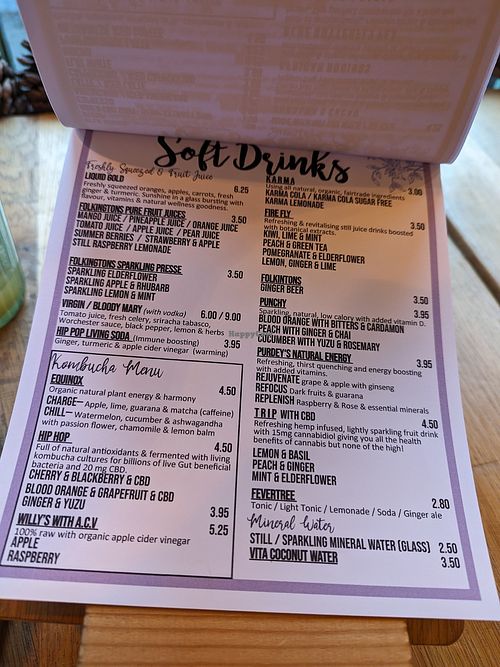 Menu Feb-2024 at VIBE Plant Based Cafe & Restaurant in Douglas