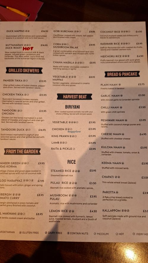 Menu July 2025 at Vellika's in Ramsey