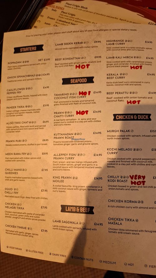 Menu July 2025 at Vellika's in Ramsey