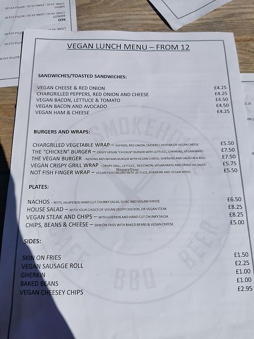  at The Smokehouse Cafe in Sandwich