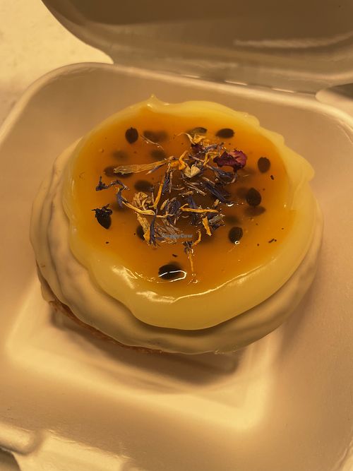 Passionfruit and white choc kronut  at Chök - Sevilla in Sevilla