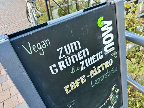 sign  at Zum grünen Zweig in Landshut