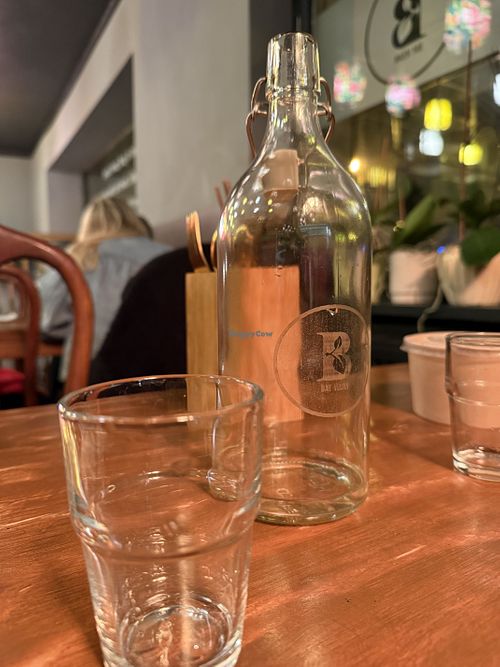 table  at Bay Vegan in Halle