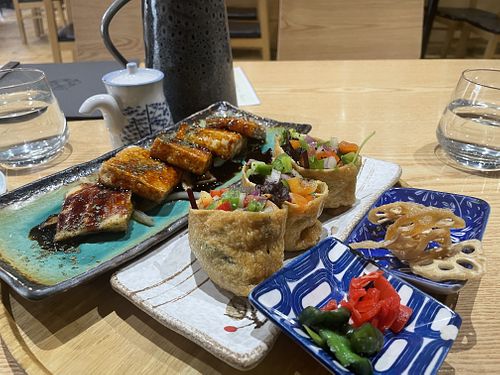 Tofu Lover. Lots of tofu and other goodies    at Yuki in the Hills in Aldgate