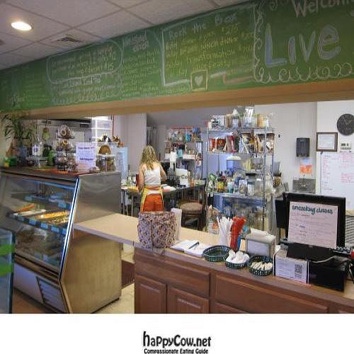 Interior of the Live Island Cafe at Live Island Cafe in Huntington