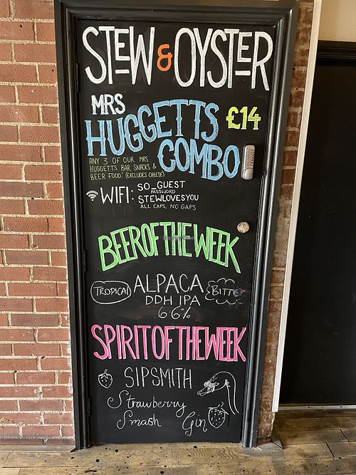 Specials   at Stew & Oyster in Leeds