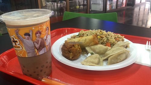 Meal with bubble tea combo for 6000clp  at Okinawa Comida Rapida in Santiago