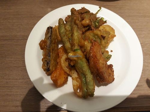 Veggie tempura at Green Land 綠色大地 in Hualien