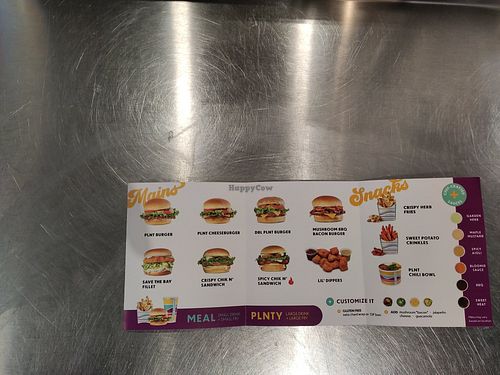 menú 2 #Veganuary at PLNT Burger in Boston