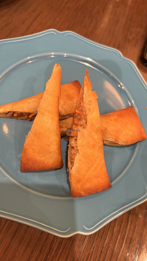 Spring rolls  at T's Restaurant in Tokyo