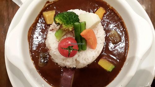 vegetable curry  at T's Restaurant in Tokyo