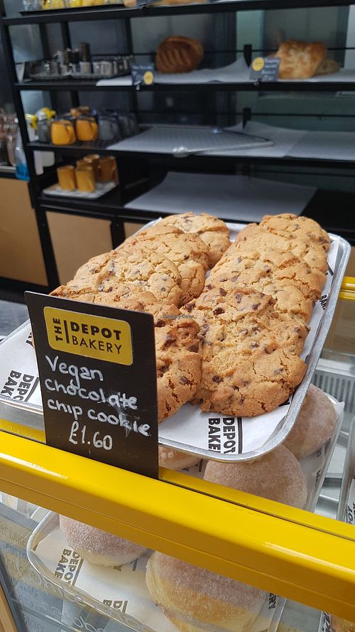 Chocolate chip cookies at The Depot Bakery in Sheffield