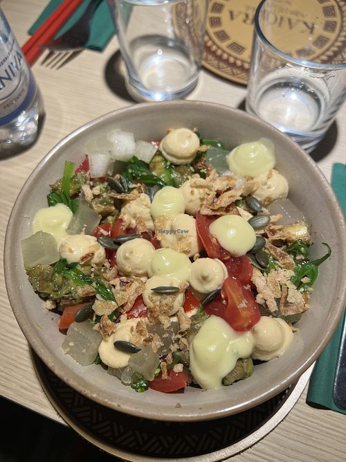 Vegan bowl  at Kaiora in Pisa