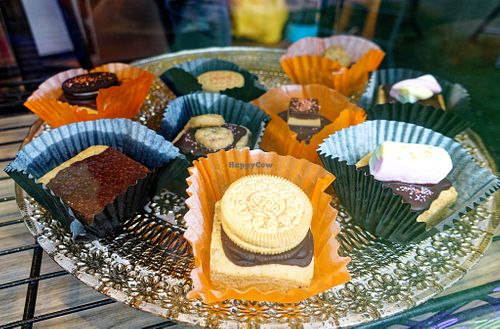 Bite-size cookies at Supanta in Lima