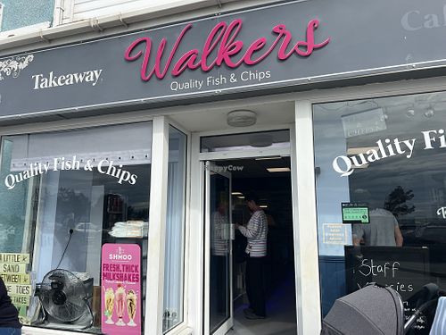   at Walkers Quality Fish & Chips in Aberdovey