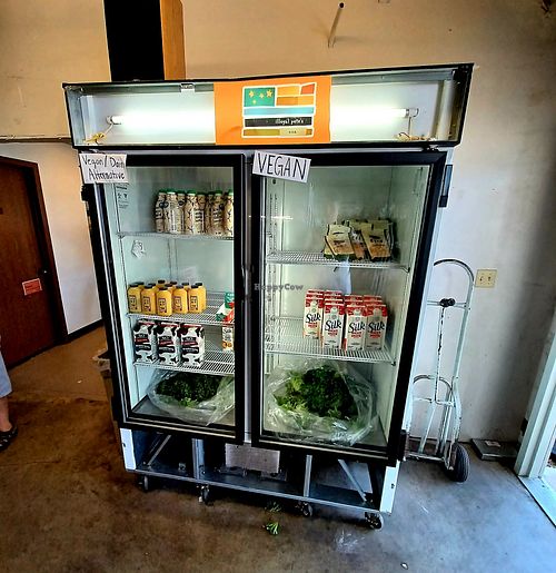 The VEGAN freege!! at Vindeket Foods in Fort Collins