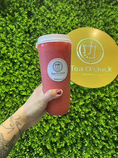 Watermelon Juice - Blended w/Ice (Freshly Cut Fruit)🍉😛  at Honey.U in San Leandro