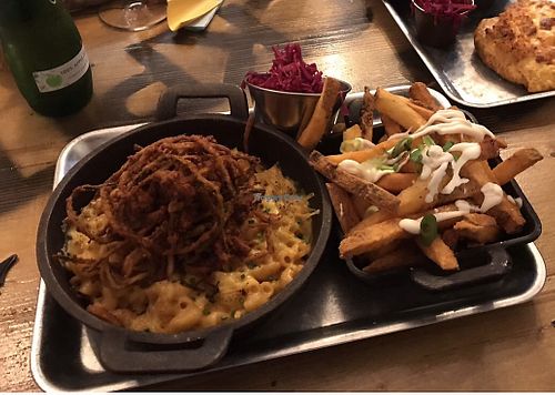 The Mac Vegan meal  at The Cockpit in Scarborough