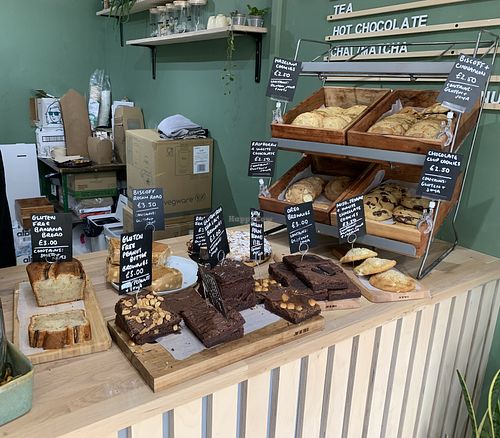 Cake selection   at Zola's Bakery in Galashiels