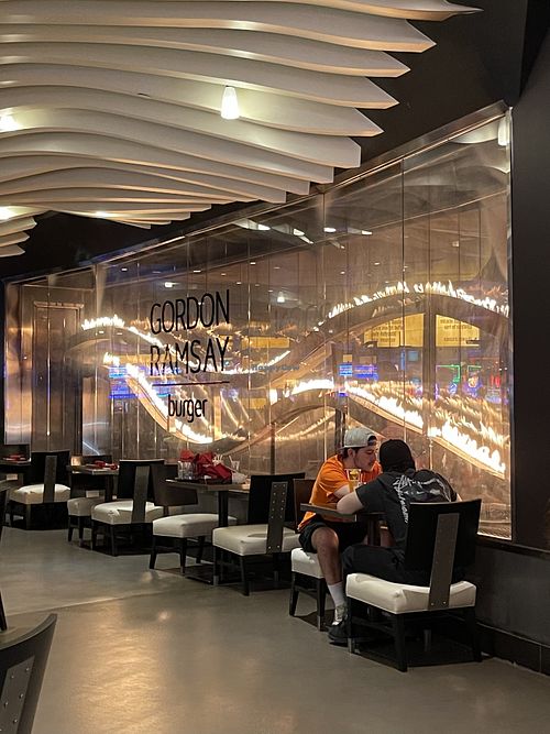 Inside  at Gordon Ramsay Burger in Las Vegas