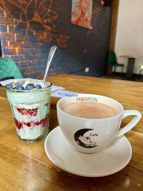 Hot chocolate & dessert   at Frogmoon in Aberdeen