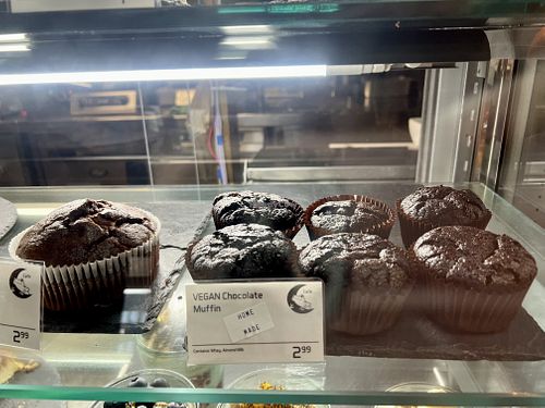 Vegan Chocolate muffins   at Frogmoon in Aberdeen