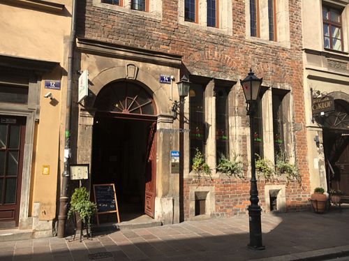 outside  at Green Day in Krakow