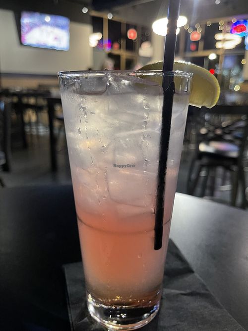 Prickly pear cocktail  at Hard Count Kitchen & Cocktails in Georgetown