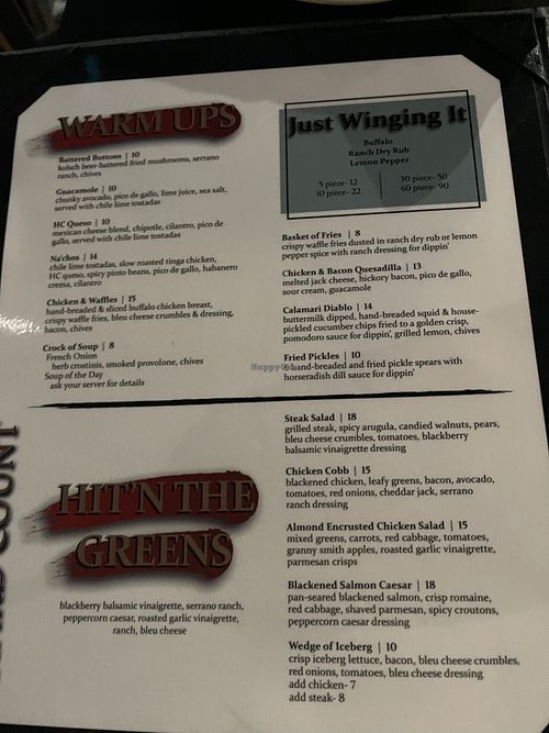 Menu  at Hard Count Kitchen & Cocktails in Georgetown