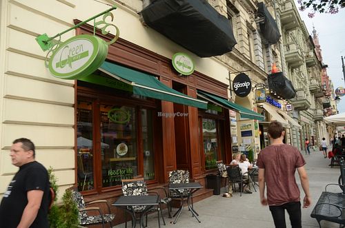 Green Way exterior. at Green Way Food For Life in Lodz