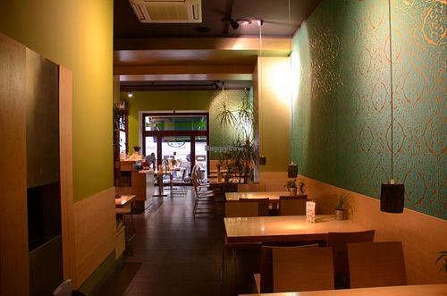 Interior at Green Way Food For Life in Lodz