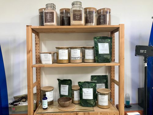 Clean, natural products at Bio Vegan Hair Salon in Siracusa