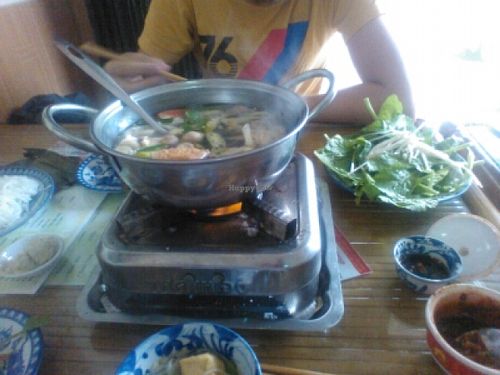 the 'small' hotpot at Thanh Lieu in Hue