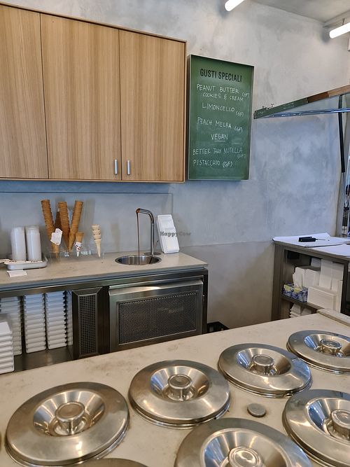 Inside at Piccolina Gelateria in Melbourne