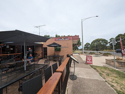 Outside at Sturgeon View in Dunkeld