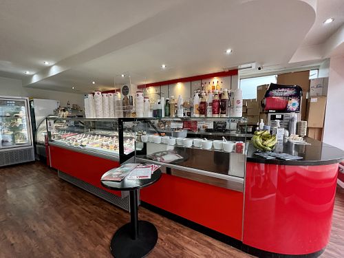   at Crolla's Gelateria in Aberdeen
