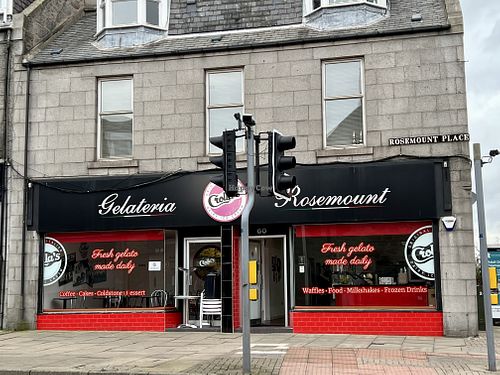   at Crolla's Gelateria in Aberdeen