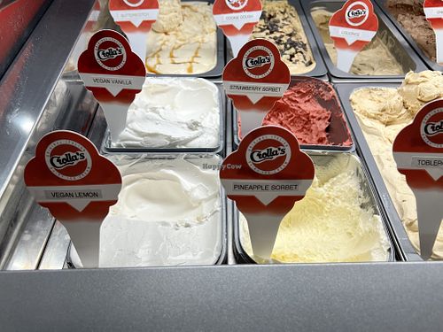   at Crolla's Gelateria in Aberdeen