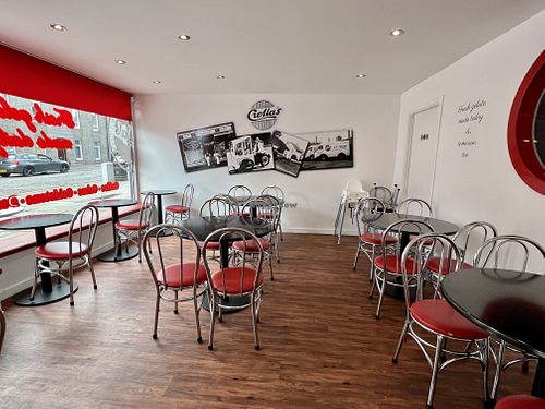   at Crolla's Gelateria in Aberdeen