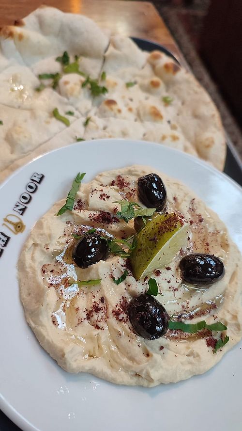 Hummus at Ottoman Coffeehouse in Glasgow