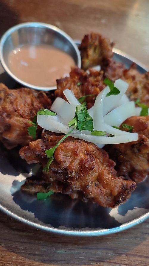 Vegetable pakoras at Ottoman Coffeehouse in Glasgow